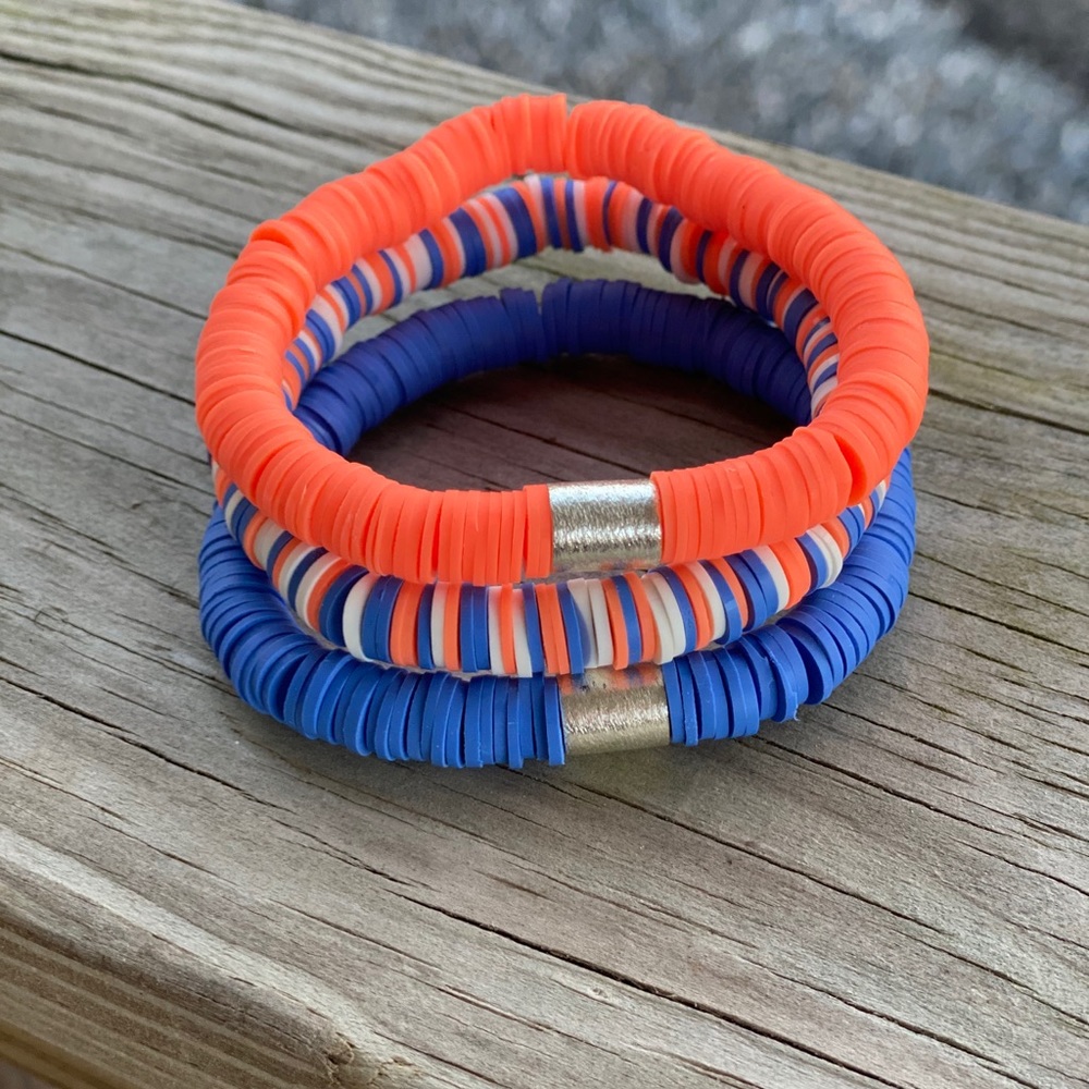 Heishi beaded bracelets